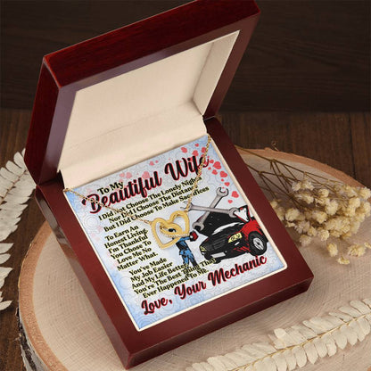 Mechanic'S Wife - Interlocking Heart Necklace Interlocking Hearts Necklace