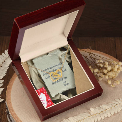 Happy Mother'S Dayike Mens Production Interlocking Hearts Necklace