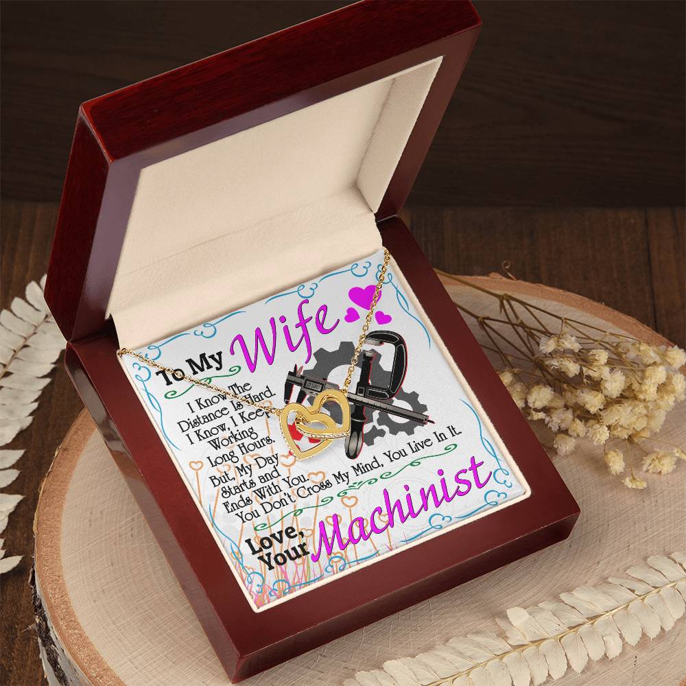 Machinist'S Wife - Interlocking Heart Necklace Interlocking Hearts Necklace