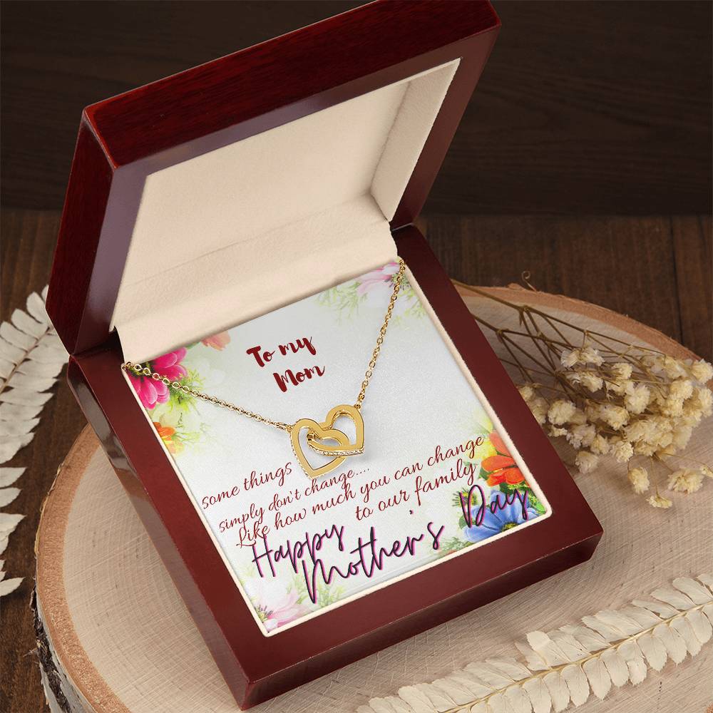 Mother'S Day Necklace Gift For Mom Mothers Day Gift To My Mom Necklace For Mom Mom'S Day Gift Mother Day Gift Set Interlocking Hearts Necklace