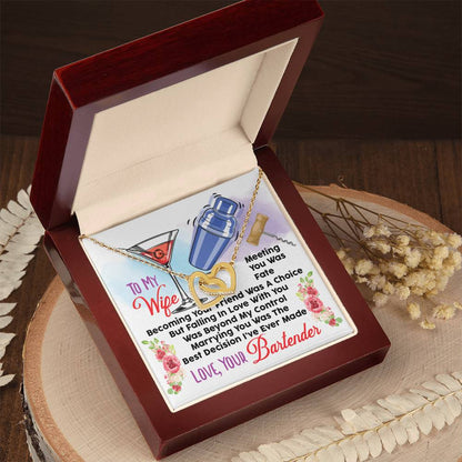 Bartender'S Wife - Interlocking Heart Necklace Interlocking Hearts Necklace