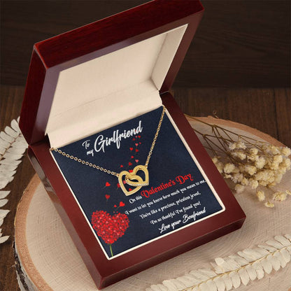 Best Valentine'S Day Gift For Her Interlocking Hearts Necklace