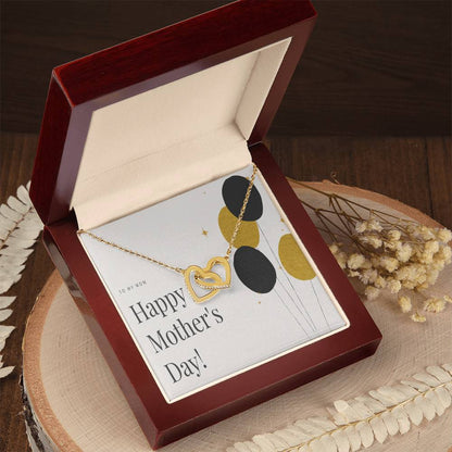 To My Mom Interlocking Hearts Necklace