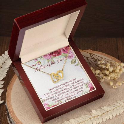 Mother Of The Groom Necklace Mother Of The Groom Jewelry Box Mother In Law Wedding Gift Mother In Law Interlocking Hearts Necklace Gifts