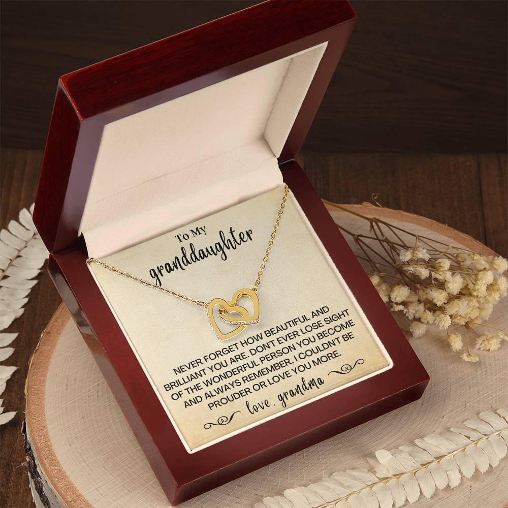 Happy Birthday Or Just To Say I Love You - Two Hearts Necklace Interlocking Hearts Necklace