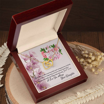 Intertwined Hearts Mom'S Day Necklace Interlocking Hearts Necklace