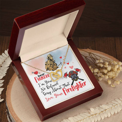 Firefighter'S Fiancée - Interlocking Heart Necklace Interlocking Hearts Necklace