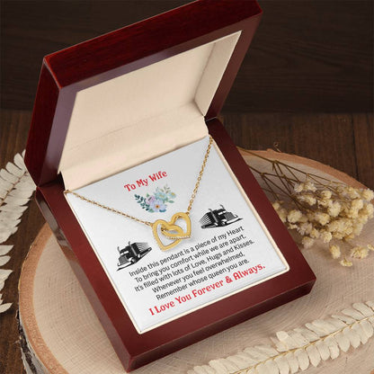 Trucker'S Wife - Interlocking Heart Necklace Interlocking Hearts Necklace