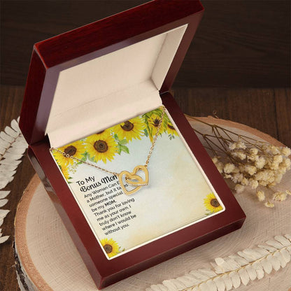 Necklace Gift For Mom To My Mom Necklace Gift Love Knot Necklace For Mom Custom Mom Birthday Necklace Gift My Mom Jewelry Massage Box Interlocking Hearts Necklace