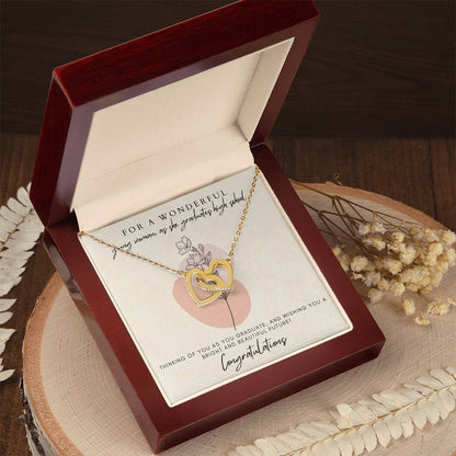 High School Graduation Interlocking Hearts Interlocking Hearts Necklace