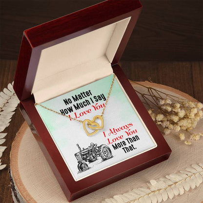 Farmer'S Girlfriend- Interlocking Heart Necklace Interlocking Hearts Necklace