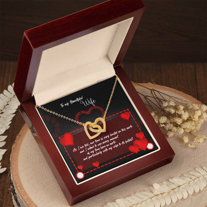 Best Gift For Her Best Necklace For Wife Best Valentine Gift For Wife Anniversary Necklace Interlocking Hearts Necklace