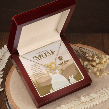 Special Edition. You Are The Heart & Soul Of Our Family Mom Interlocked Hearts Necklace Tm2V10 Interlocking Hearts Necklace