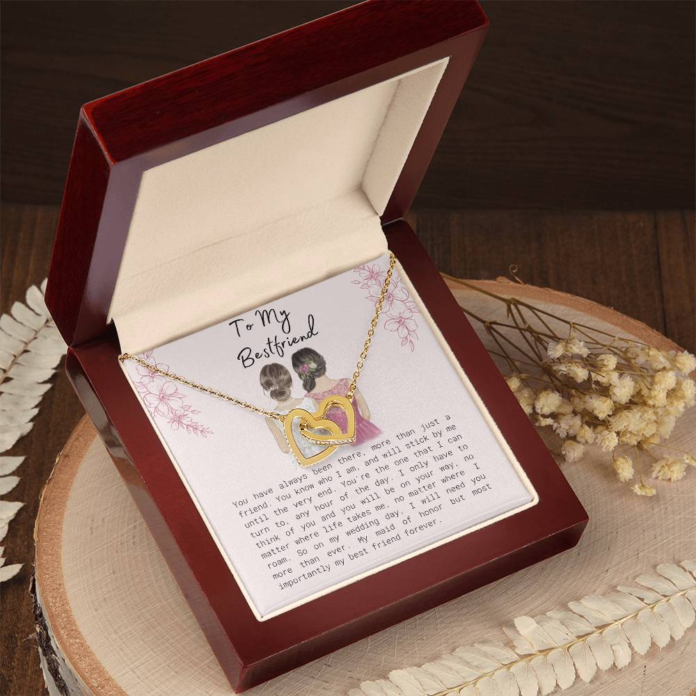 Gift For Wife Present For My Wife Anniversary Birthday Interlocking Hearts Necklace