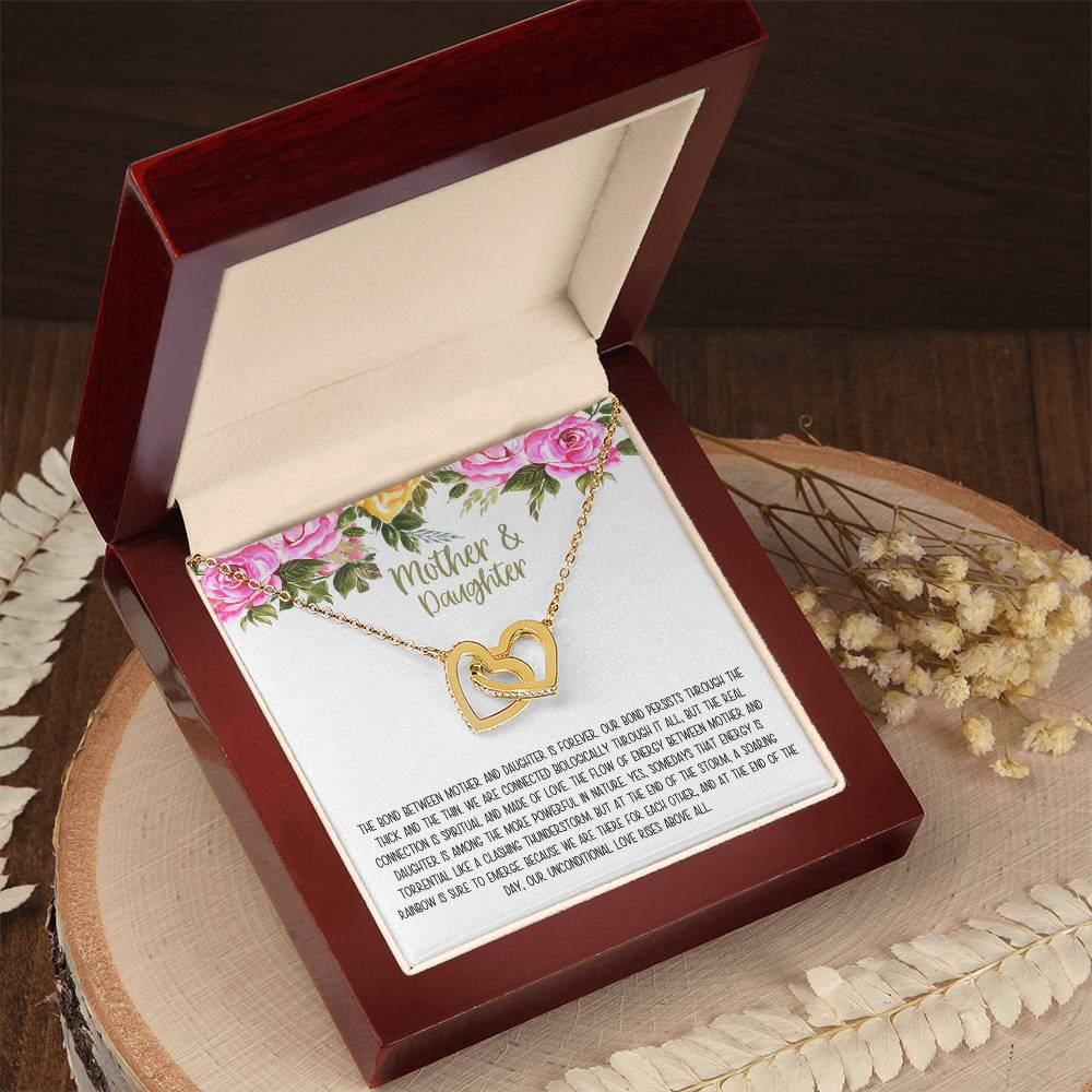 Mother Daughter Gift Necklace Mother'S Day Gift Gifts For Mom Mom Necklace Interlocking Hearts Necklace