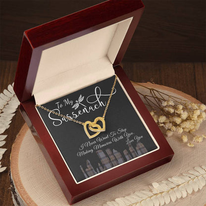 To My Sassenach - Interlocking Heart Interlocking Hearts Necklace