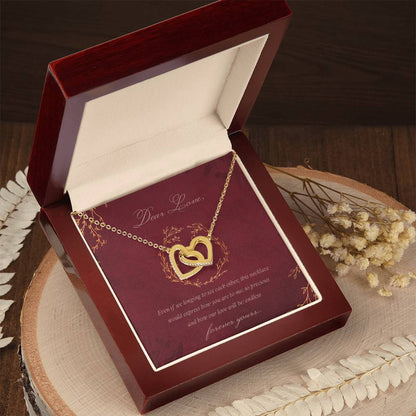 Coupledhearts Luxury Necklace Interlocking Hearts Necklace