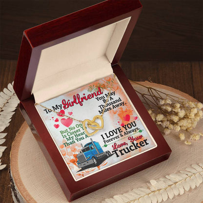 Trucker'S Girlfriend - Interlocking Heart Necklace Interlocking Hearts Necklace