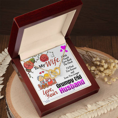 Old Man'S Wife - Interlocking Heart Necklace Interlocking Hearts Necklace