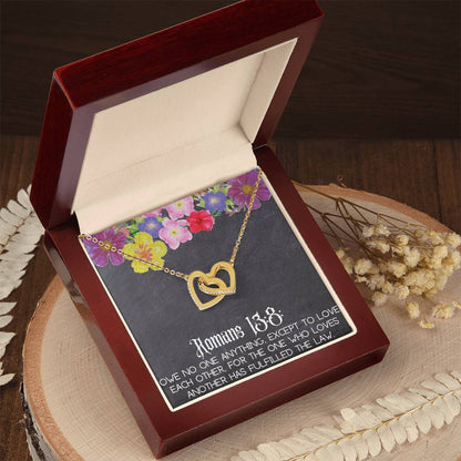 Interlocking Heart - Love Each Other Interlocking Hearts Necklace