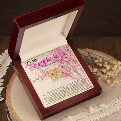 Daughter In Law Necklace And Sayingdaughter In Law Necklacedaughter In Law Wedding Giftdaughter In Law Jewelry Box Necklace For Daughter Interlocking Hearts Necklace