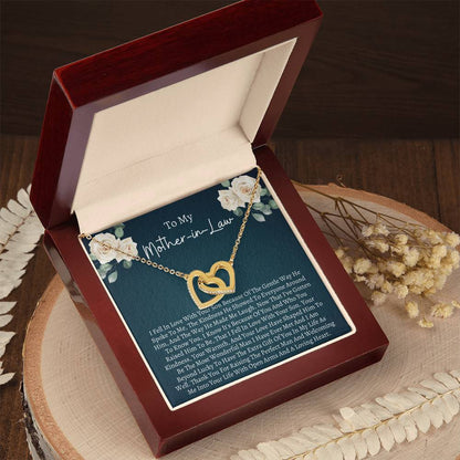 Gift For Mother In Law Interlocking Interlocking Hearts Necklace