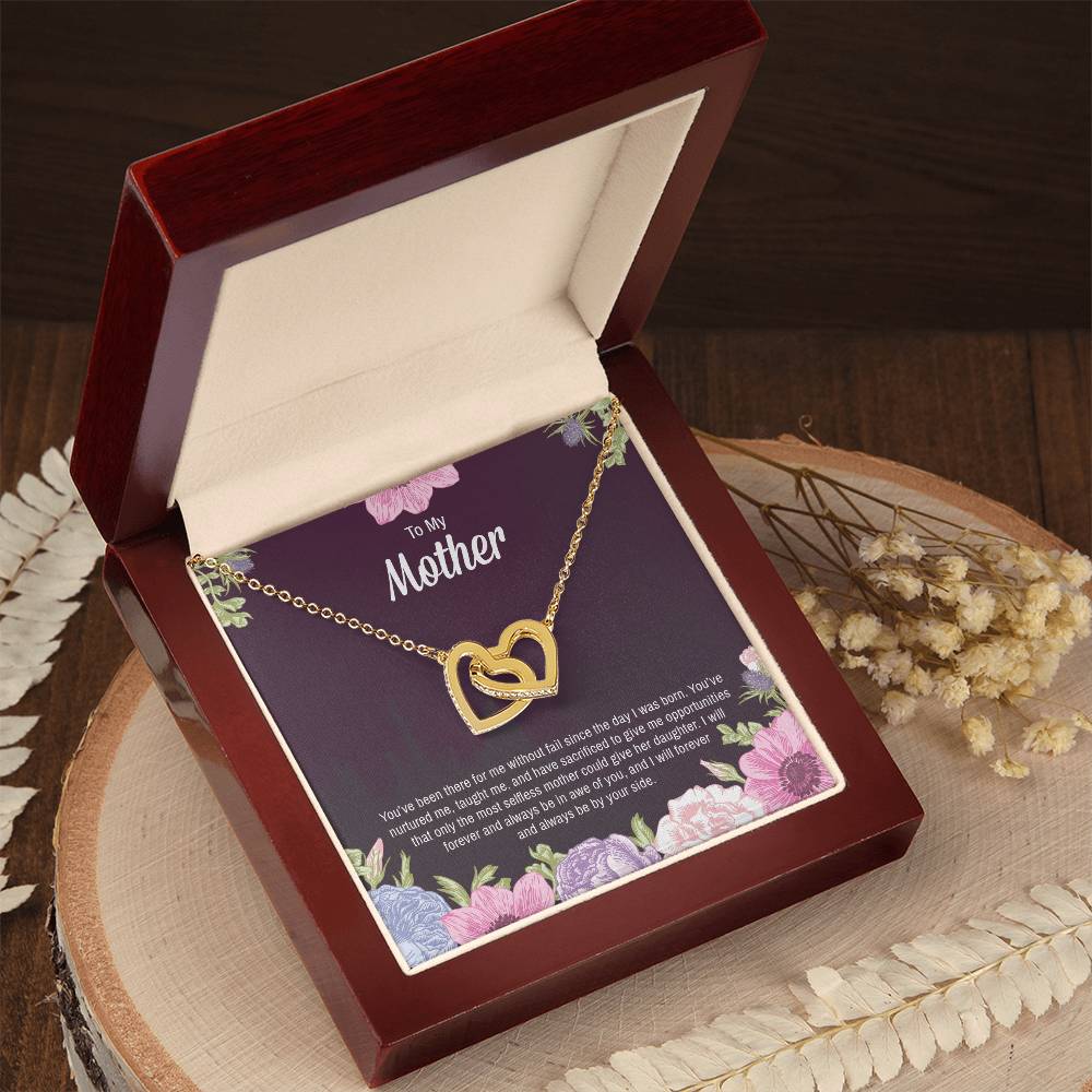 Interlocking Hearts Necklace For Mother