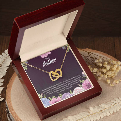 Interlocking Hearts Necklace For Mother