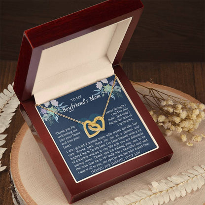 Interlocking Boyfriend Mom Interlocking Hearts Necklace