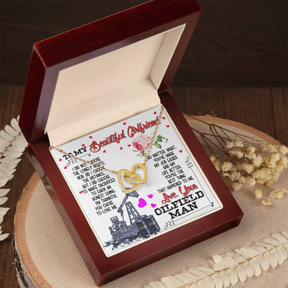 Oilfield Man'S Girlfriend - Interlocking Heart Necklace Interlocking Hearts Necklace