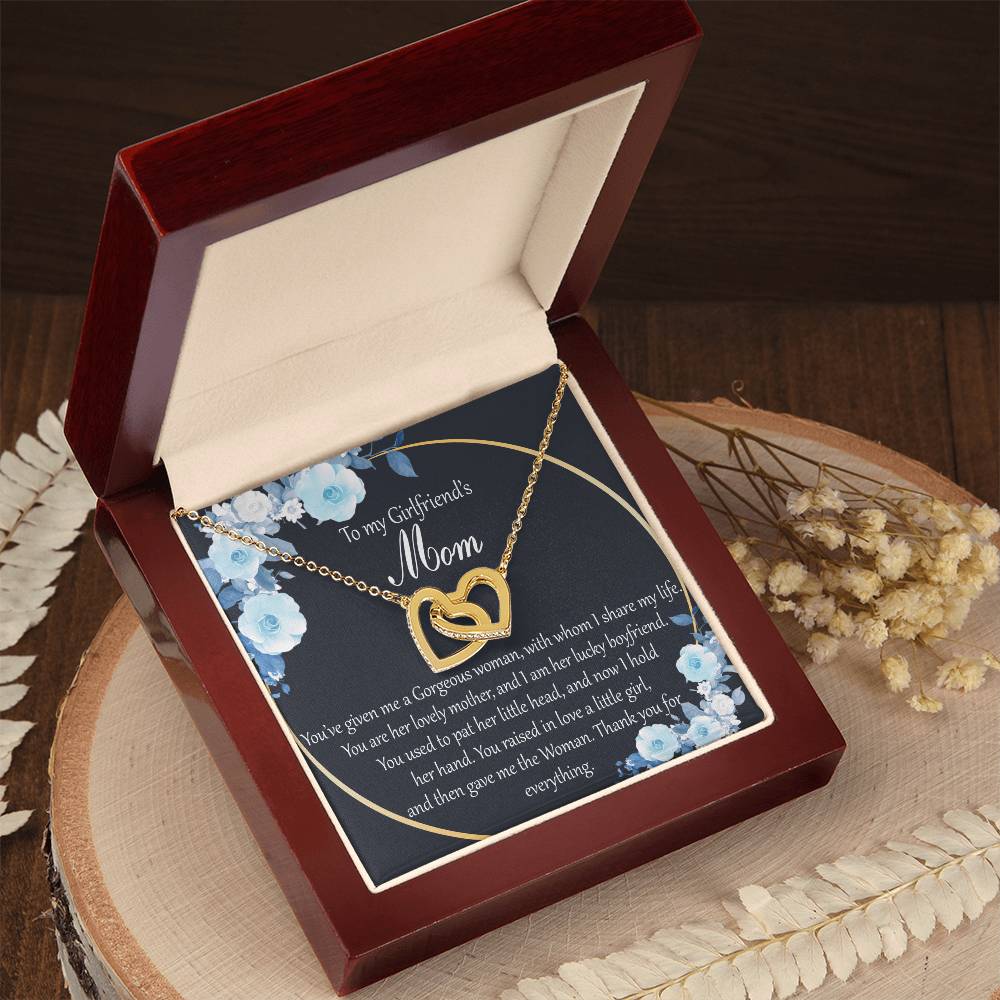 Interlocking Hearts To My Girlfriend’S Mom You’Ve Given Me A Gorgeous Woman With Whom I Share My Life Interlocking Hearts Necklace