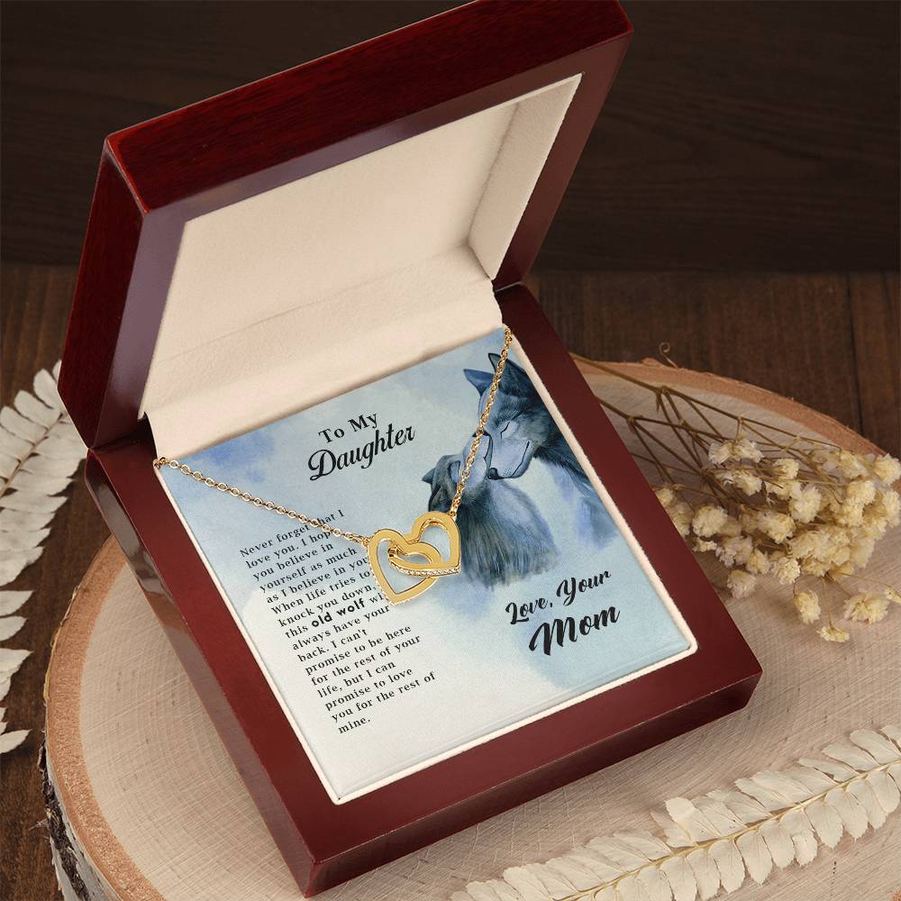 Collection Daughter - Old Wolf - Necklace Interlocking Hearts Necklace