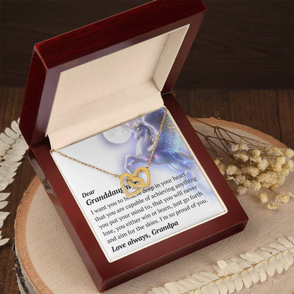 Pegasus Necklace From Grandpa Interlocking Hearts Necklace