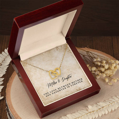 Mother & Daughter - Forever Love Necklace Interlocking Hearts Necklace