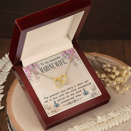 Interlocking Hearts Necklace Anniversary Gift For Wife Gift For Her From Husband Gift For Her Mothers Day Gift Valentines Day Gift Gifts For Wife Christmas Gift
