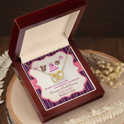 Interlocked Hearts - Mother'S Day Interlocking Hearts Necklace