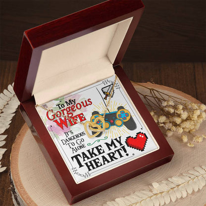 Gamer'S Wife - Interlocking Heart Necklace Interlocking Hearts Necklace