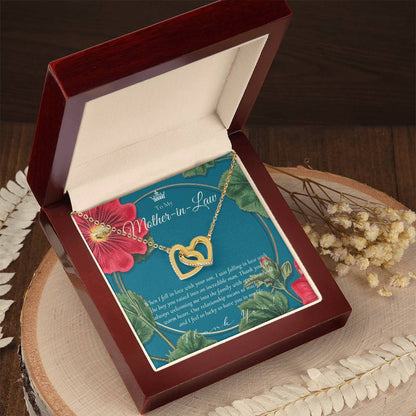 Mother In Law Gift Mom In Law Jewelry Mother'S Day Gift For Mother-In-Law Gift For Mother In Law Mother-In-Law Necklace Interlocking Hearts Necklace
