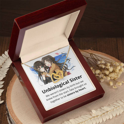 Sisters By Heart - Necklace Interlocking Hearts Necklace