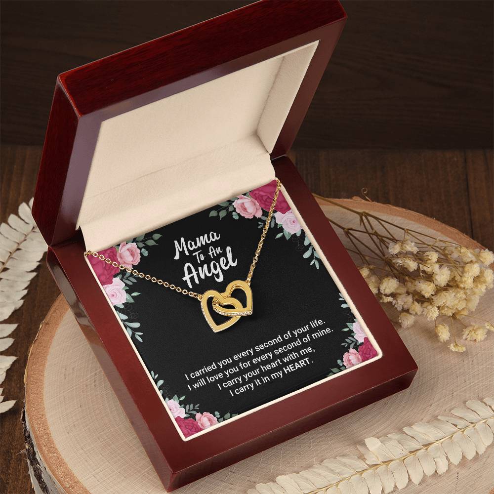 Miscarriage Necklace Interlocking Hearts Necklace