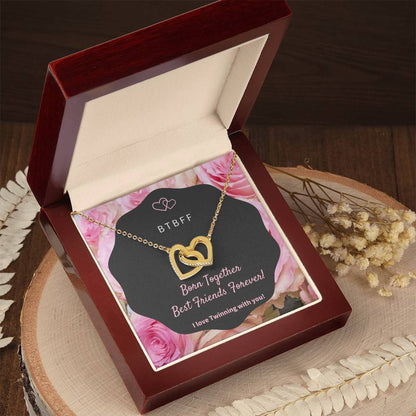 Born Together Interlocking Hearts Necklace