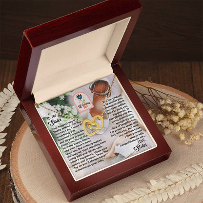 Interlocked Never-Ending Love Necklace For My Sister On Her Wedding Day Interlocking Hearts Necklace