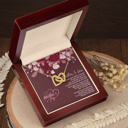 Mothers Day Gift For Mother In Law Mothers Day Jewelry Gift For Mother In Law Gift For Mother In Law Interlocking Hearts Necklace