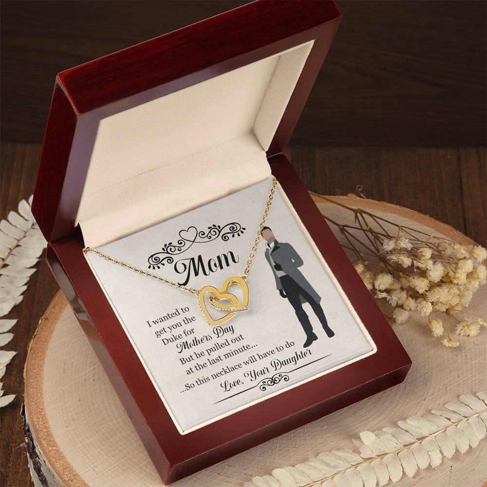 Mother’S Day Necklace Interlocking Hearts Necklace
