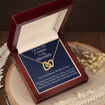 To My Person Nurse Week Special Interlocking Hearts Necklace