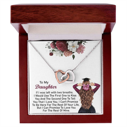Graduation Gift For Daughter Graduation Day - Necklace Interlocking Hearts Necklace