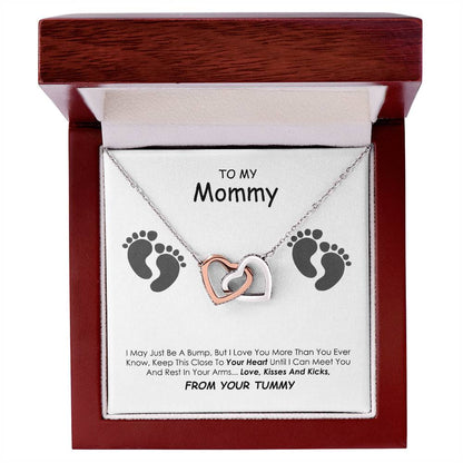To My Mom-Personalized Gift For Mom Mothers Day Gift Necklace For Mom Mother'S Day Gift Gifts For Mom Mom Necklace To My Mom Best Mom Interlocking Hearts Necklace