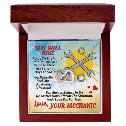 Mechanic'S Wife - Interlocking Heart Necklace Interlocking Hearts Necklace