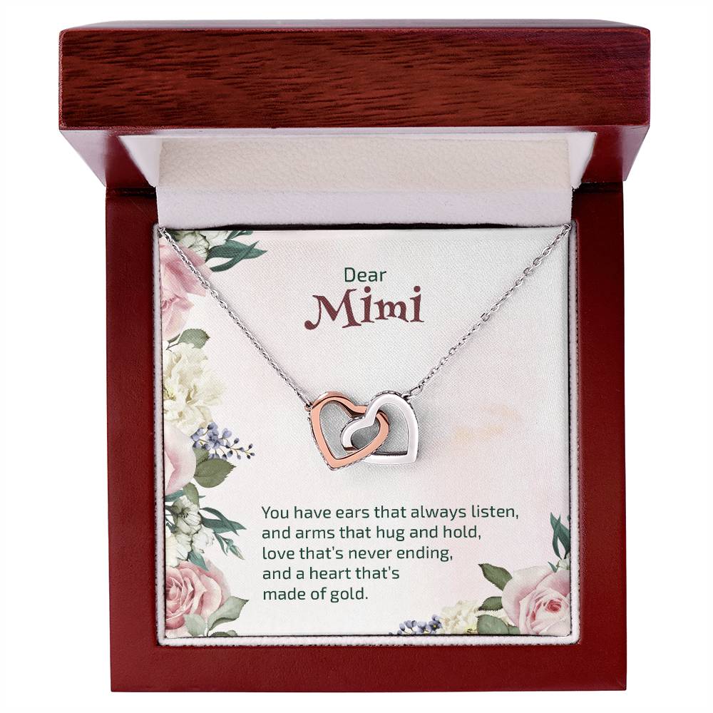 Interlocking Hearts Necklace For Mimi