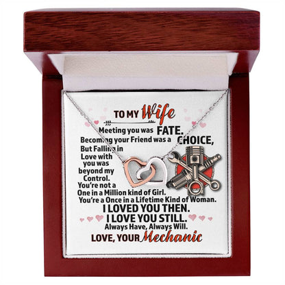 Mechanic'S Wife - Interlocking Heart Necklace Interlocking Hearts Necklace